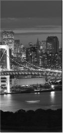 115cm 55cm Obraz ścienny Tokyo most tęczowy druk rama   płótno 