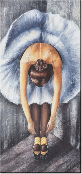 115cm 55cm Obraz ścienny Błękitna baletnica druk rama   płótno 
