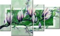 135cm 80 obraz 4 elem Słodycz magnolii zieleni ścienny   