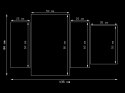 135cm 80 obraz 4 elem Magnolie wazonach ścienny   