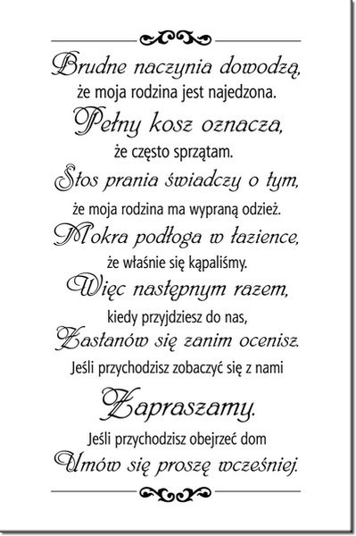 120cm 80cm obraz napis Zanim ocenisz druk   