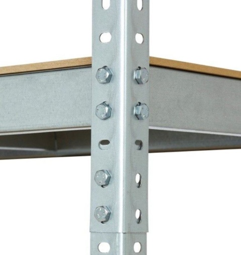 Regał metalowy 210x91x46cm 300kg skręcany ROD piwnica garaż