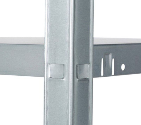 Regał metalowy 160x84x30cm 40kg półka BUD piwnica garaż