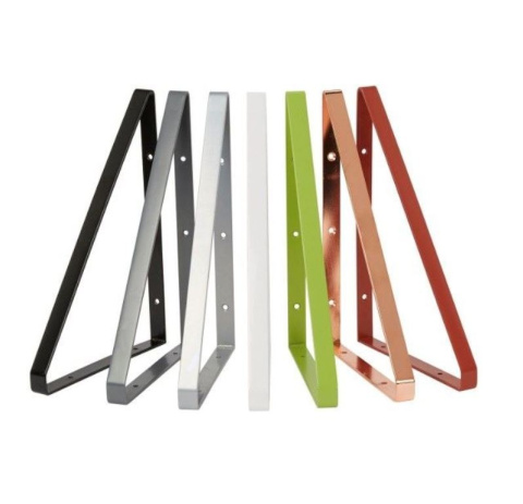 Wspornik półki dekoracyjny 28x2x20cm czerwony  