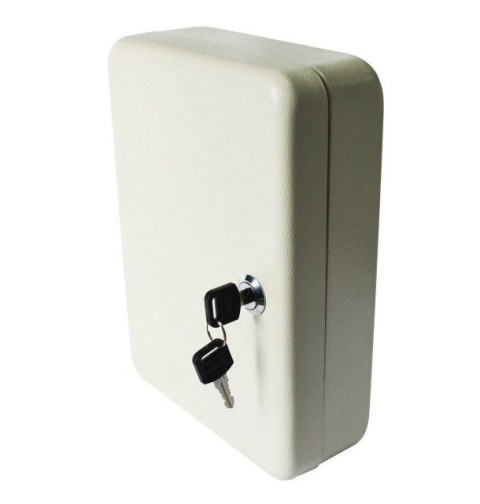 Szafka klucze 48 miejsc 25x18x8 biała zamykana