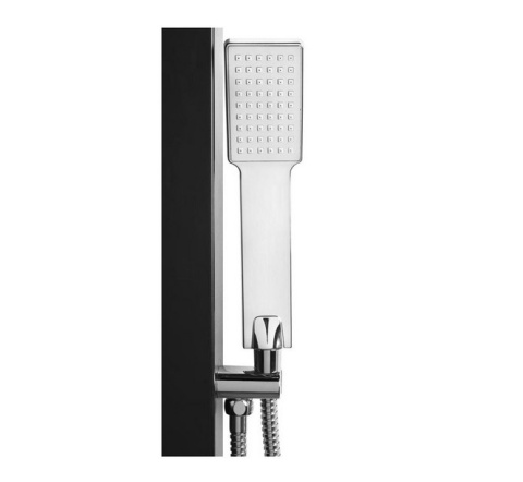 Panel prysznicowy czarny GLYMUR 2 dysze deszczownica  