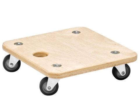 Wózek platforma transport pudeł mini max 200 kg sklejka koła skrętne