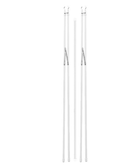 Stojak wieszaki szatni mobilnej150x160cm składany   