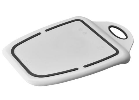 Deska kuchenna krojenia uchwytem podgumowana wygodna