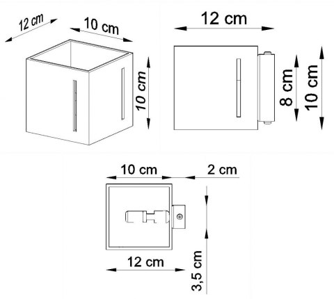 Kinkiet PIXAR czarny