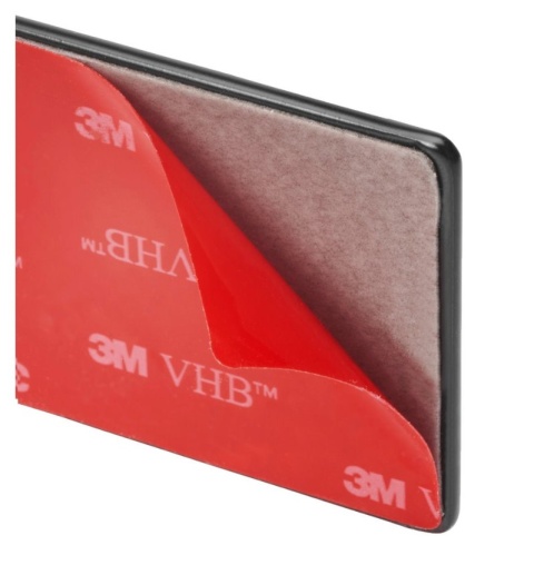 BLK seria 3M naklejana czarna wieszak listwa 1SP rczniki 