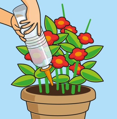 Nawadniacze kropelkowe 6szt podlewanie DAS niebecność