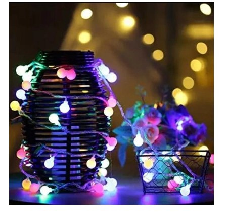 Ogrodowe lampki LED COLOR 50szt 15m girlanda 230V