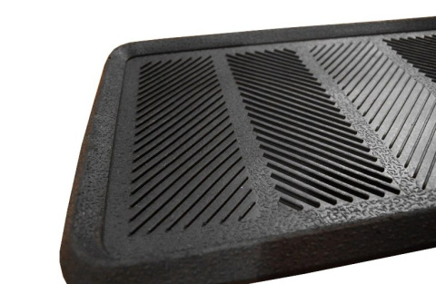 RUMEN 80 40 cm guma czarna ociekacz wycieraczka