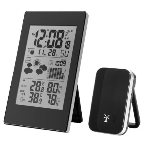 Stacja pogody termometr higrometr zegar bezp METEO  