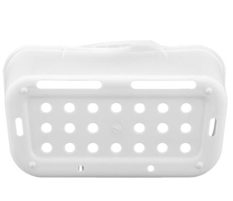 Koszyk kran prysznic BATH biały mały szapon mydło