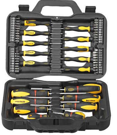 Wkrętaki zestaw 58 części z bitami walizeczka poręczna 