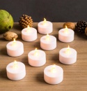 Świeczki biała 48szt tealight LED bateria zbuduj nastrój 25h