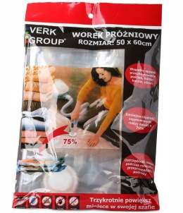 Nowoczesne worki próżniowe do przechowywania ubrań 50x60 cm