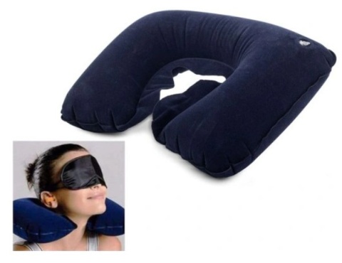 PODROŻNA PODUSZKA DMUCHANA SAMOLOTU SAMOCHODU