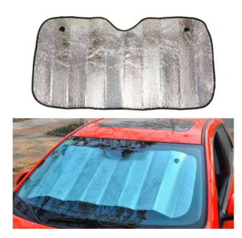 Osłona do auta przeciwsłoneczna 130 na 60cm przyzsawki