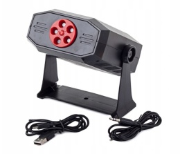 PROJEKTOR LASEROWY STROBOSKOP LASER GŁOŚNIK DISCO ver